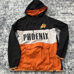 Fanatics Phoenix Suns Windbreaker Jacket Kangaroo Pouch Colorblock Men’s Small‎